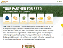 Tablet Screenshot of canterra.com